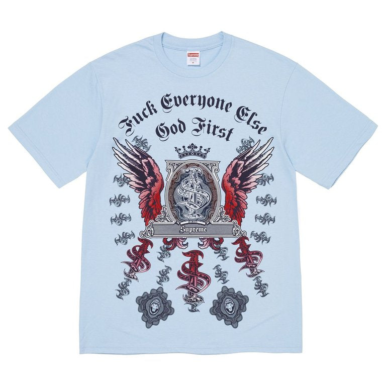 Supreme Money Tee Light Blue