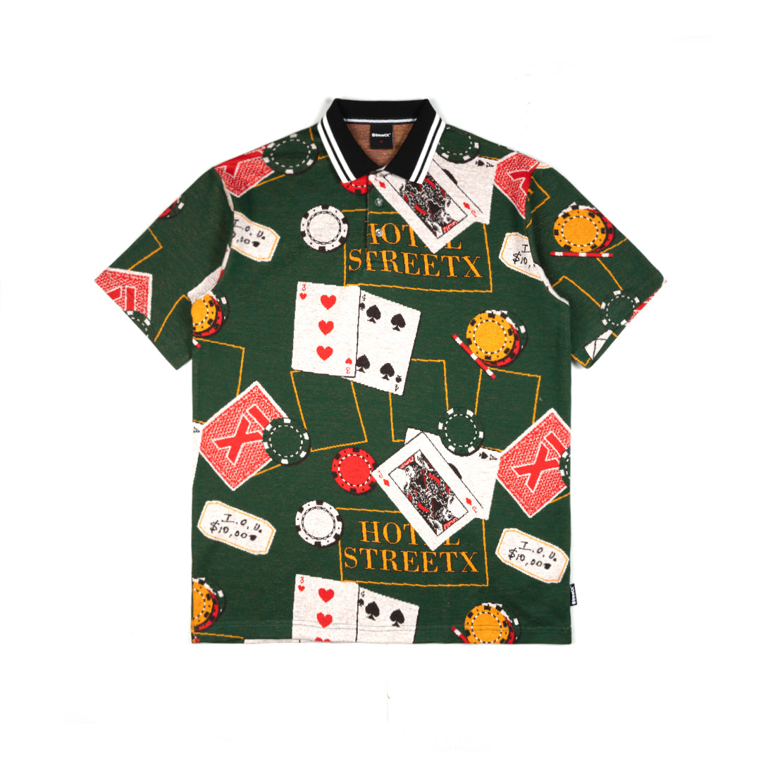 Street X hotel polo shirt