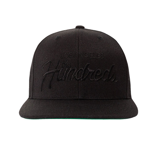 The Hundreds team snapback black