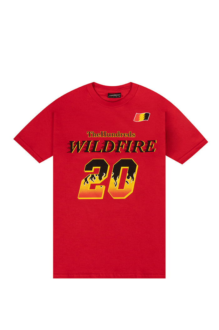 The Hundreds wildfire hockey tee