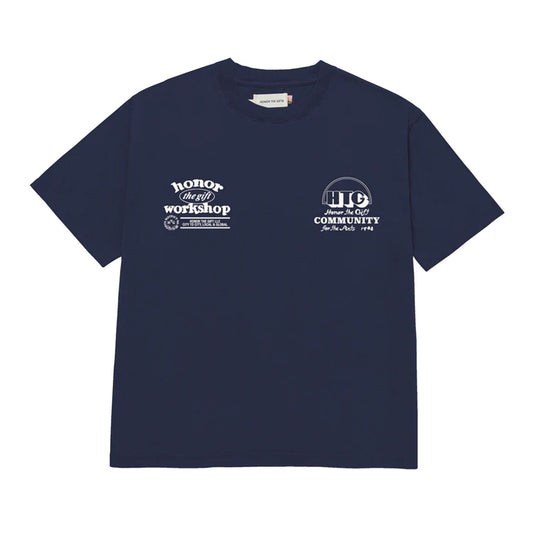 Honor the Gift workshop tee navy