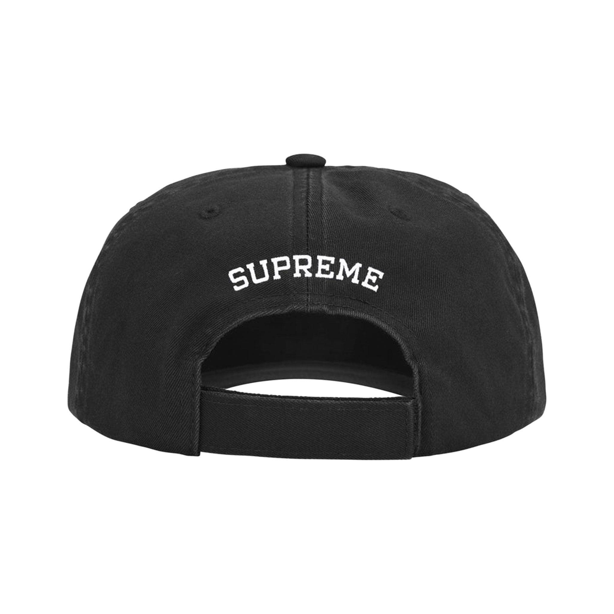 Supreme Embroidered Money Logo 6-Panel Hat Black – NECKBREAKERZ