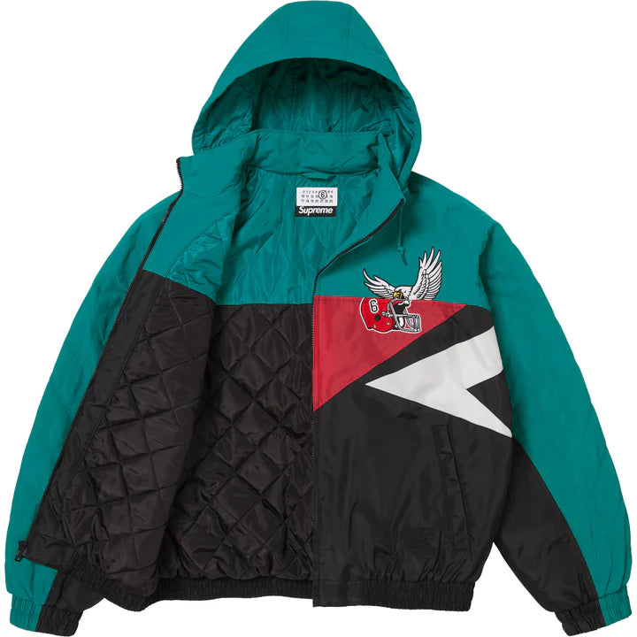 Supreme Maison Margiela Split Stadium Jacket Teal