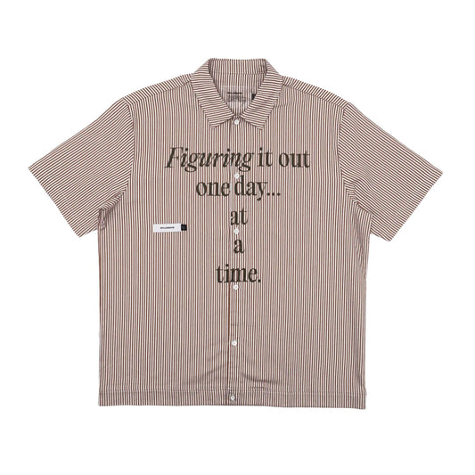 Students reymon striped oxford button up shirt
