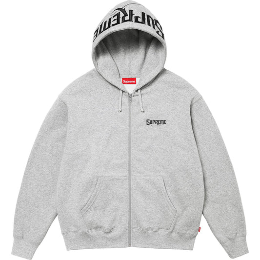 Supreme x Mister Cartoon zip up hooded sweatshirt