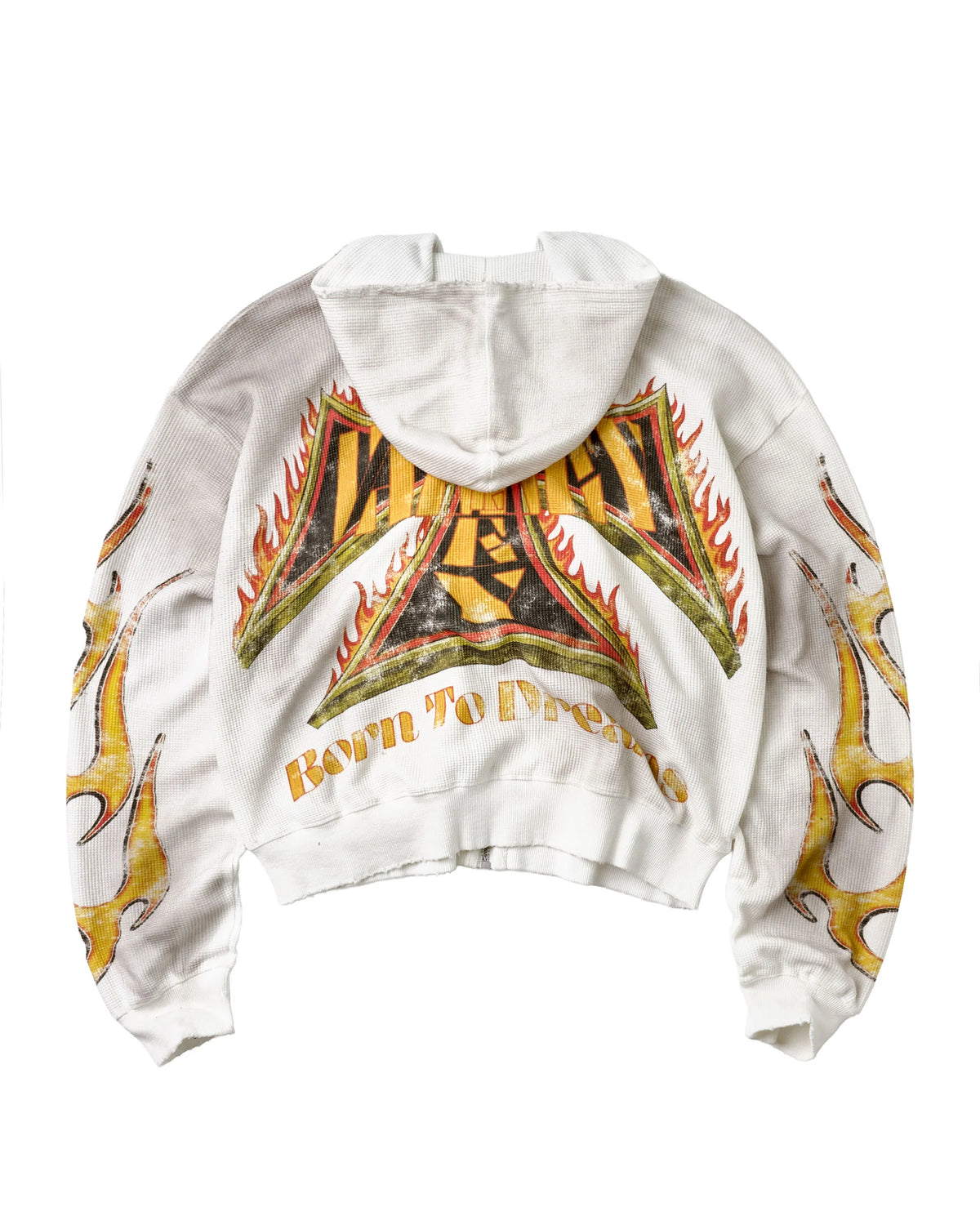 Vale Forever Reborn Waffle Zip Up White