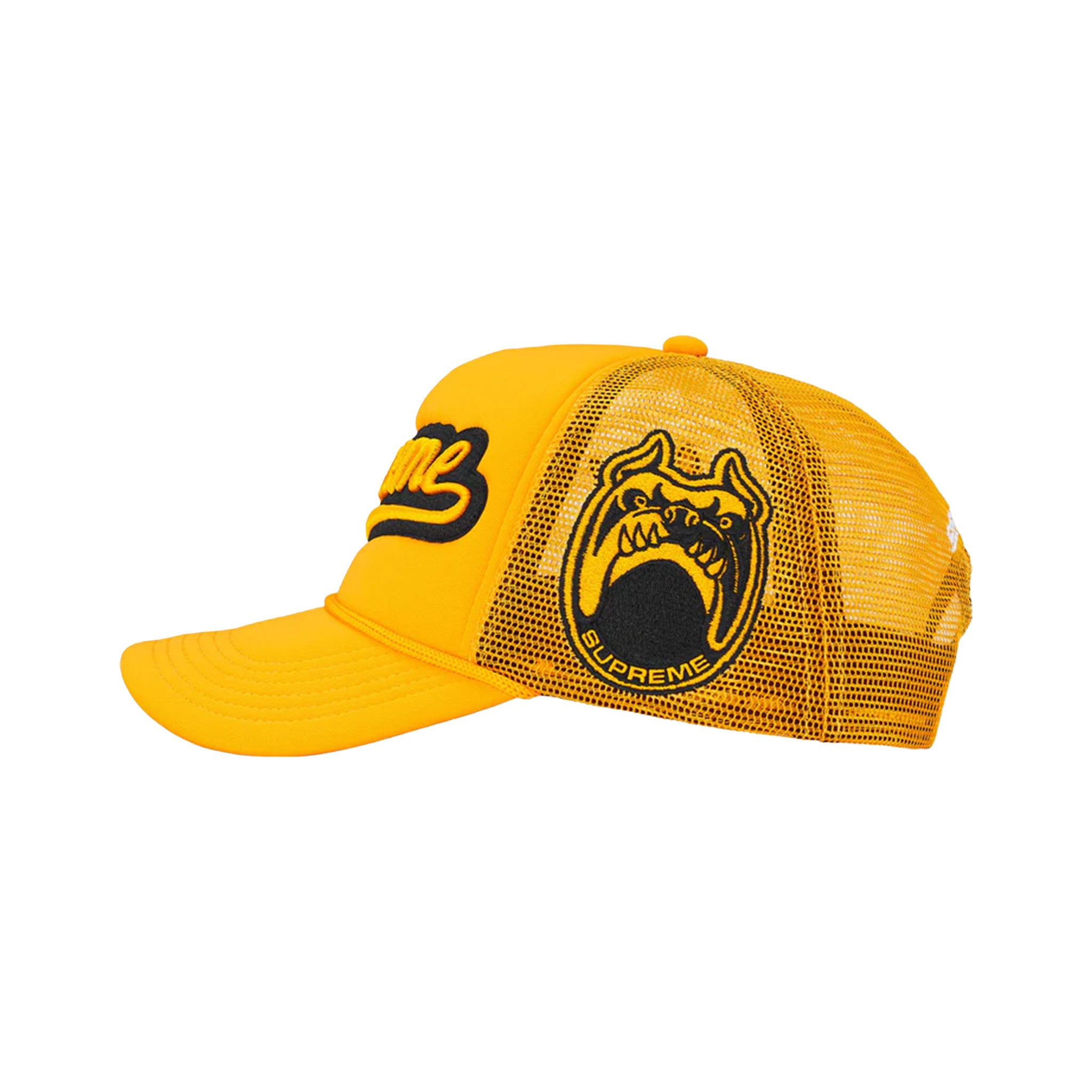 Supreme University Mesh Back 5-Panel Hat Yellow – NECKBREAKERZ