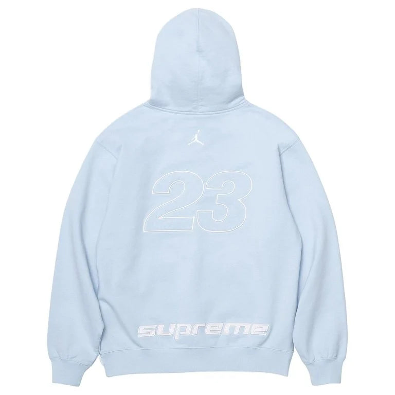 Supreme Jordan Hooded Sweatshirt Light Blue