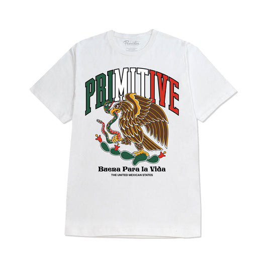 Primitive collegiate Mexico hw tee