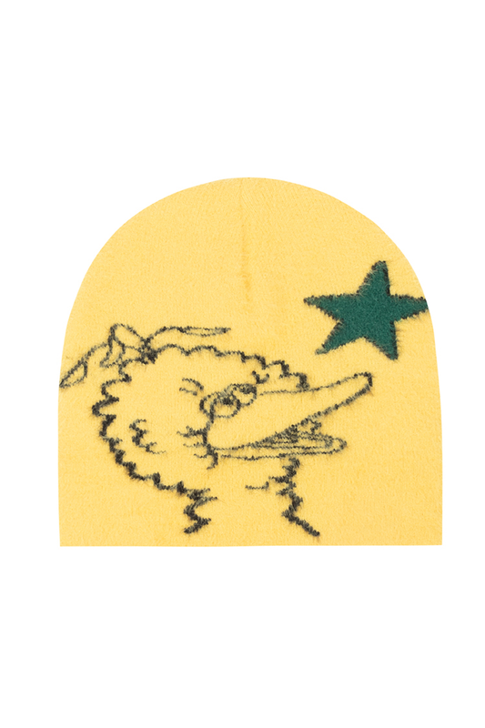 The Hundreds x Sesame Street bird mohair beanie