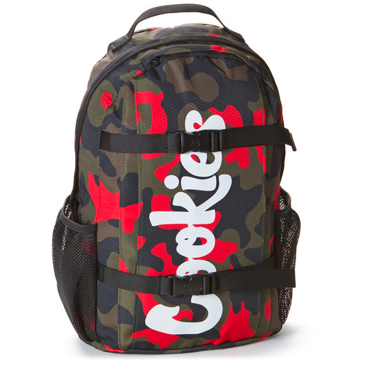 Cookies non-standard rip stop nylon smell proof backpack red camo