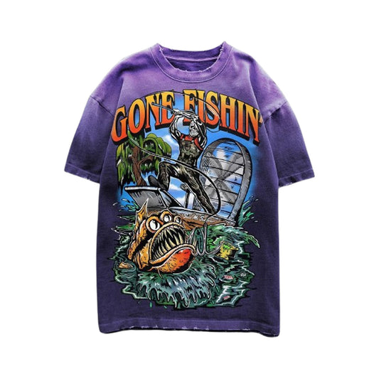 Warren Lotas gone fishin tee