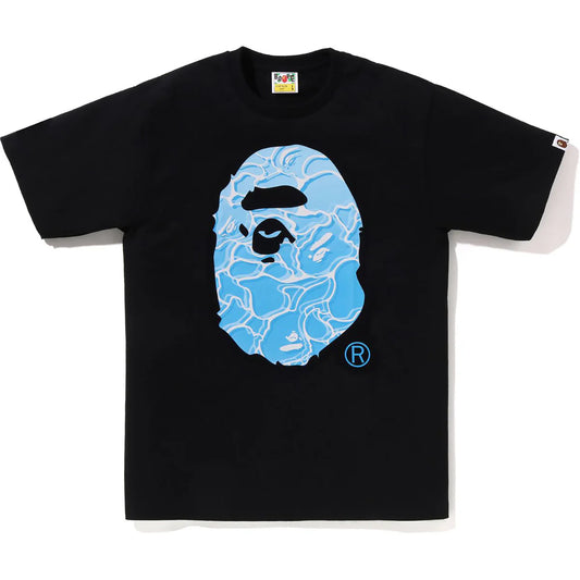 Bape abc sea surface camo ape head tee