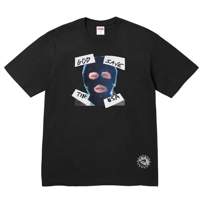 Supreme God Save Us Tee Black