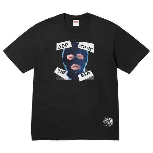 Supreme God Save Us Tee Black
