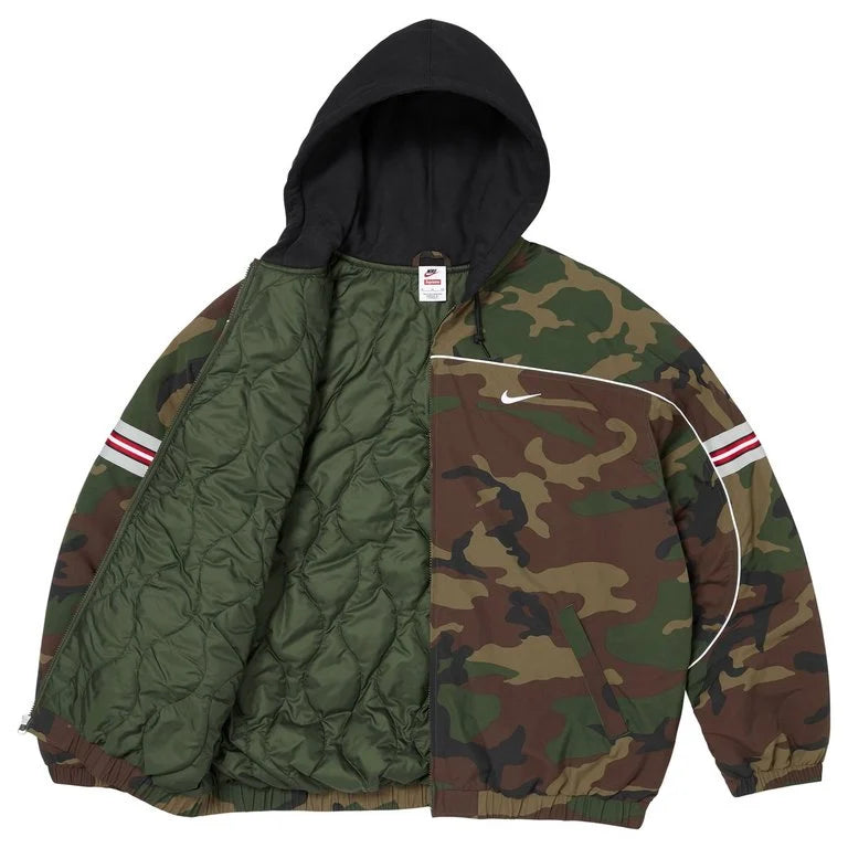 Supreme Nike Nylon Hooded Jacket Camo