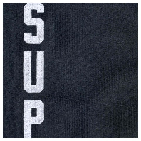 Supreme Washed Logo Hoodie Navy