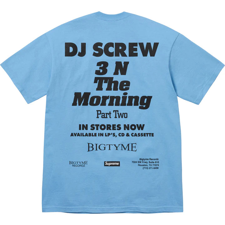 Supreme DJ Screw SUC Tee Blue