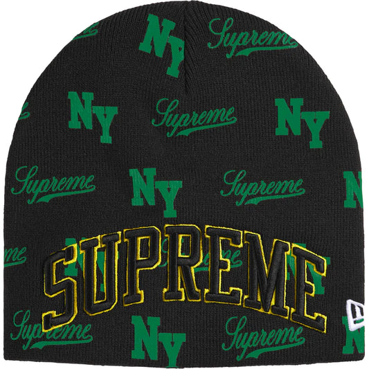 Supreme Monogram Beanie Black