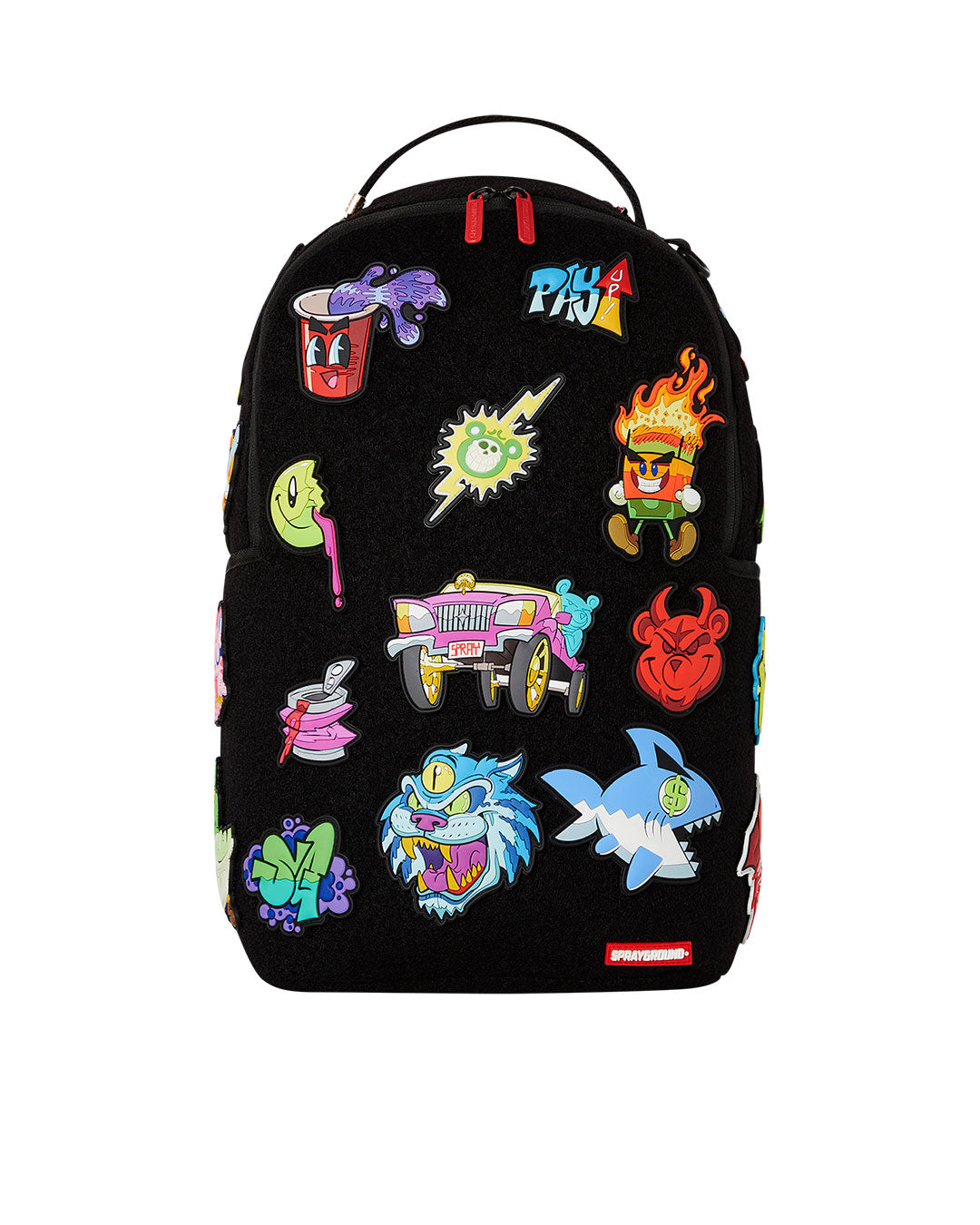 Sprayground trance party patches backpack (23 removable patches)