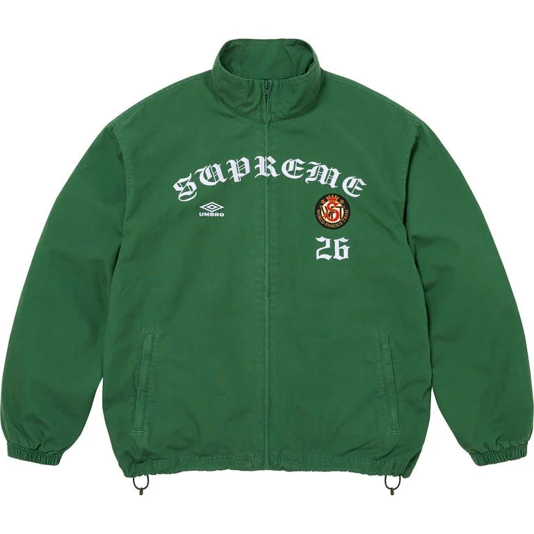 Supreme Umbro Cotton Ripstop Track Jacket Green