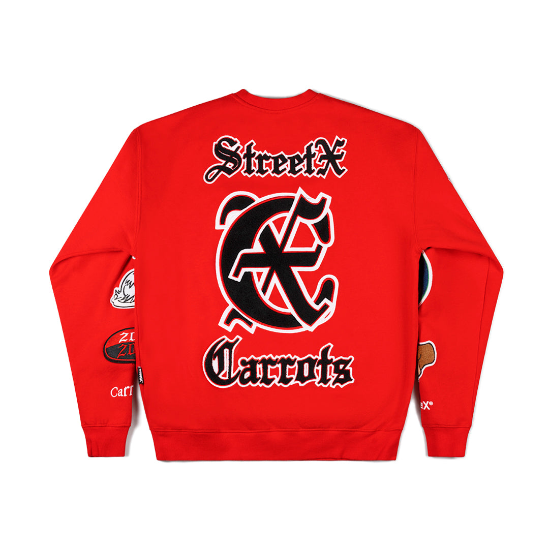 Carrots x Street X crewneck fleece