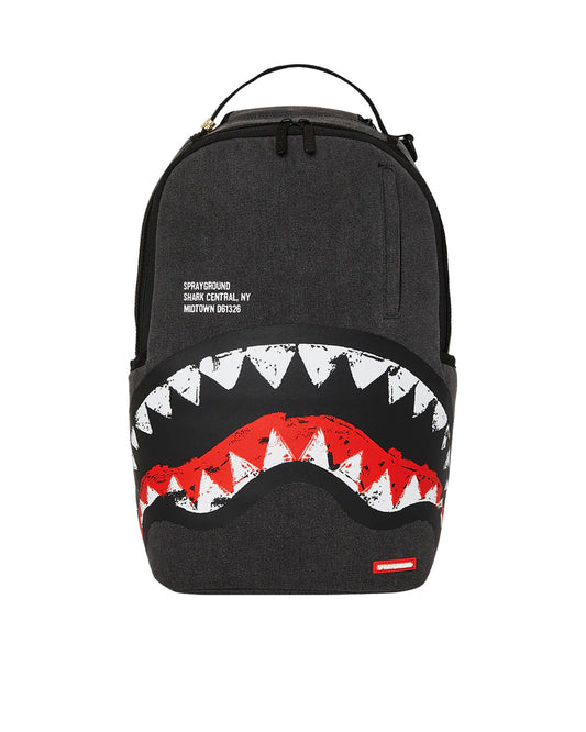 Sprayground shark central denim venom backpack