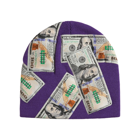 Supreme Money Beanie Purple