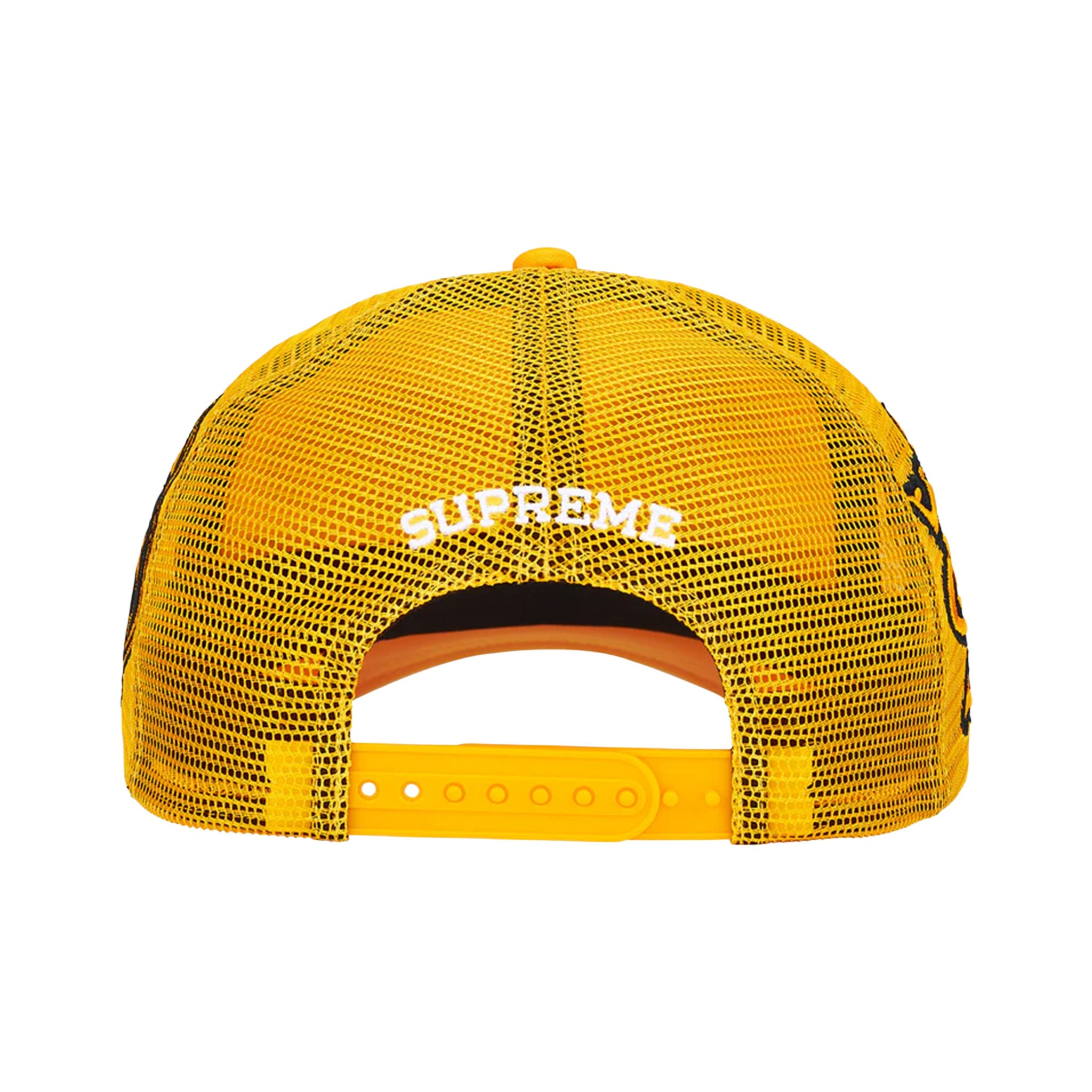 Supreme University Mesh Back 5-Panel Hat Yellow – NECKBREAKERZ