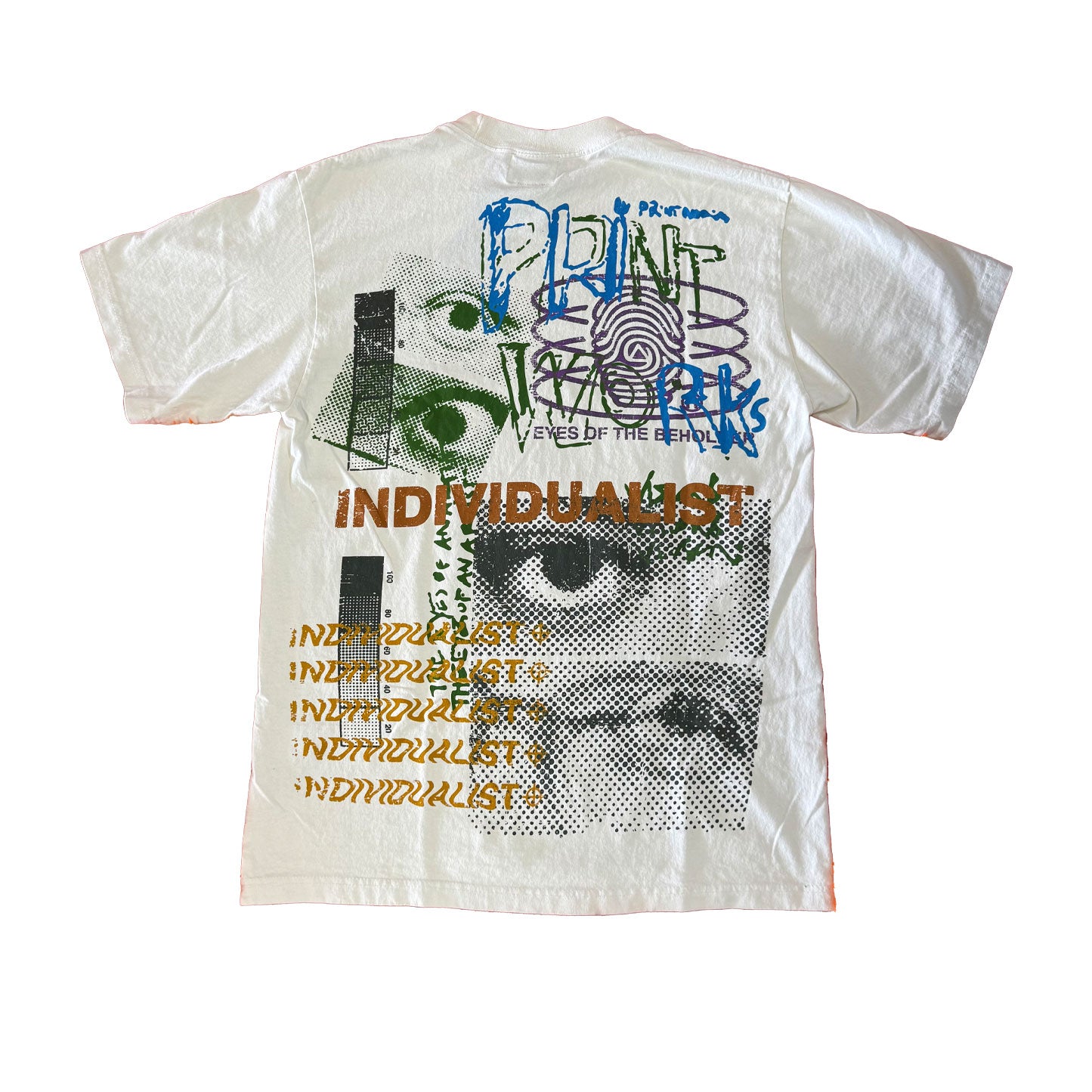 Individualist Lab test hand print tee