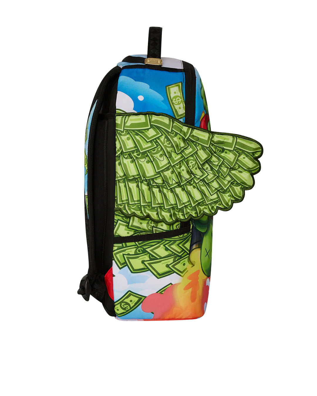 Sprayground money bear we bout to take off backpack