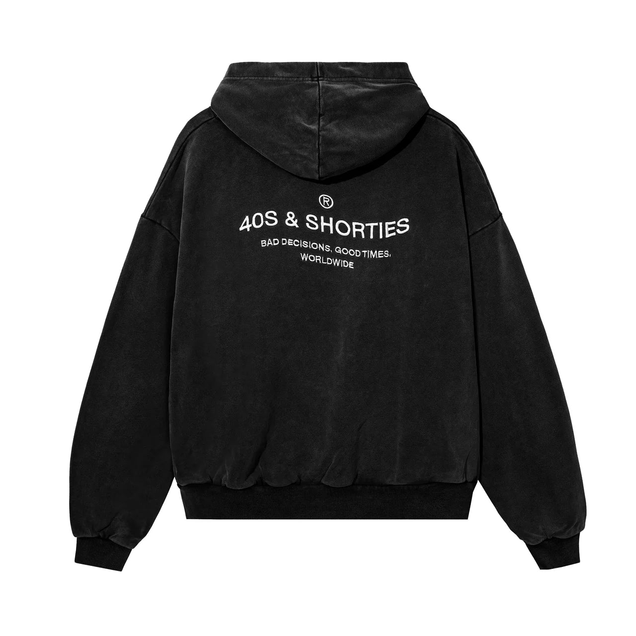 40s and Shorties wavy general logo hoodie