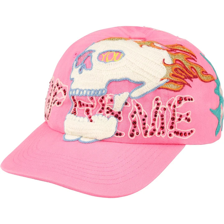 Supreme WFST 6 Panel Hat Pink