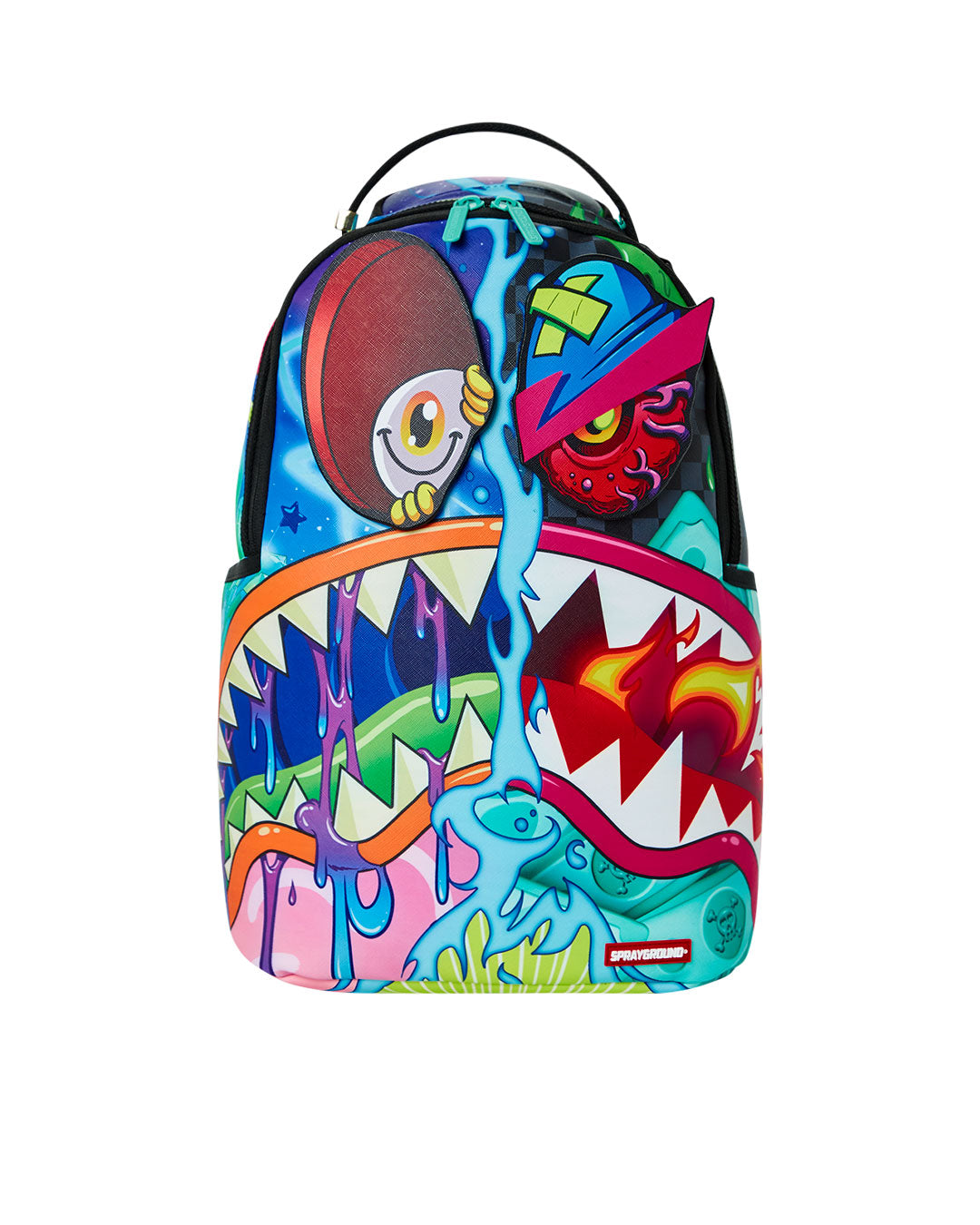 Sprayground eyes on the prize backpack (removable velcro eyes)