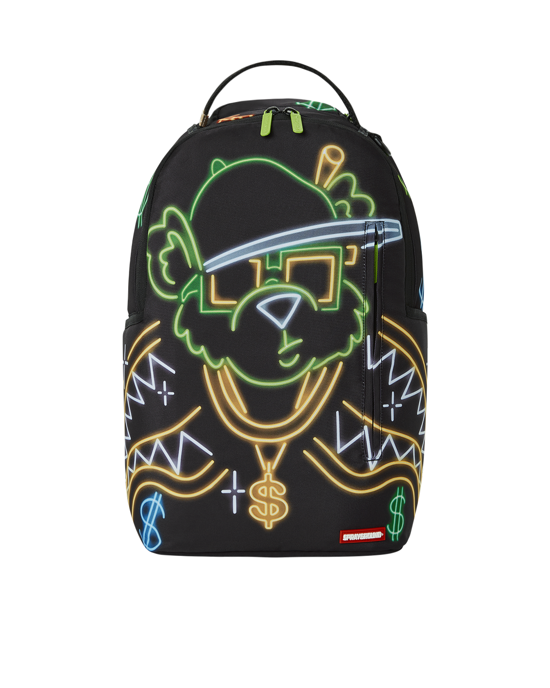 thumbnail image 2 of Sprayground Madagascar Escape To The City Backpack (B7790) – Limited Edition Men's Black Checkered Bag 2 of 5