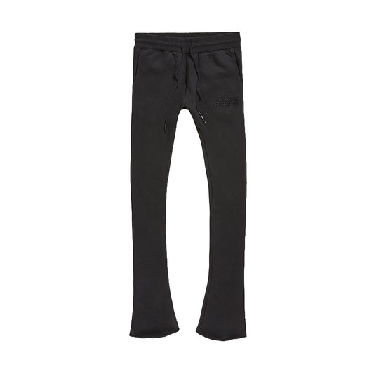 See you in paradise stacked sweatpants noir