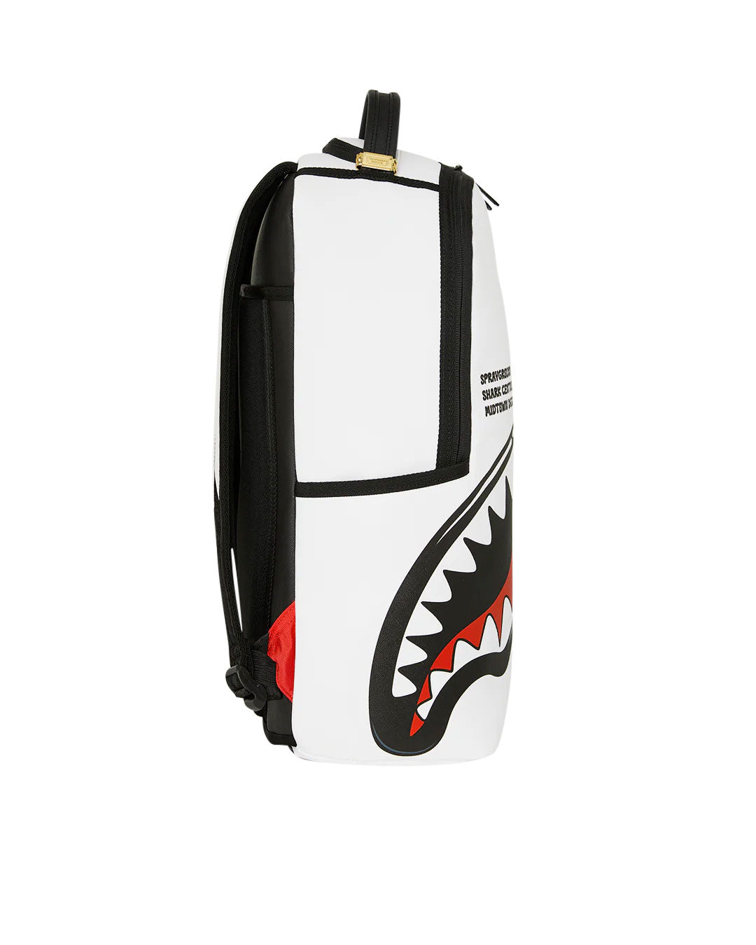 Sprayground Shark Central Bubble Shark White Backpack