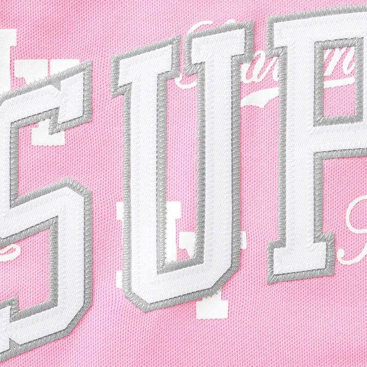 Supreme Monogram Basketball Jersey Pink