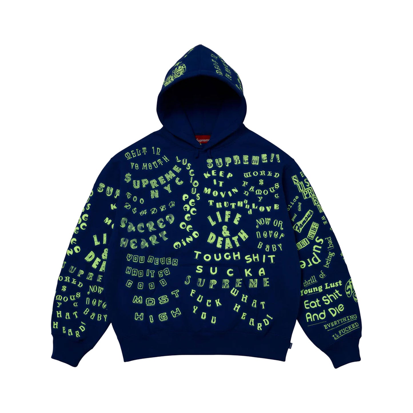 Supreme Too Deadly Hooded sweatshirt