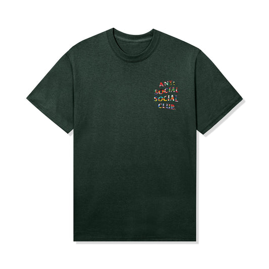 Anti Social Social Club flag collage tee