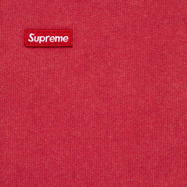 Supreme Small Box Zip Up Hooded Sweatshirt Red