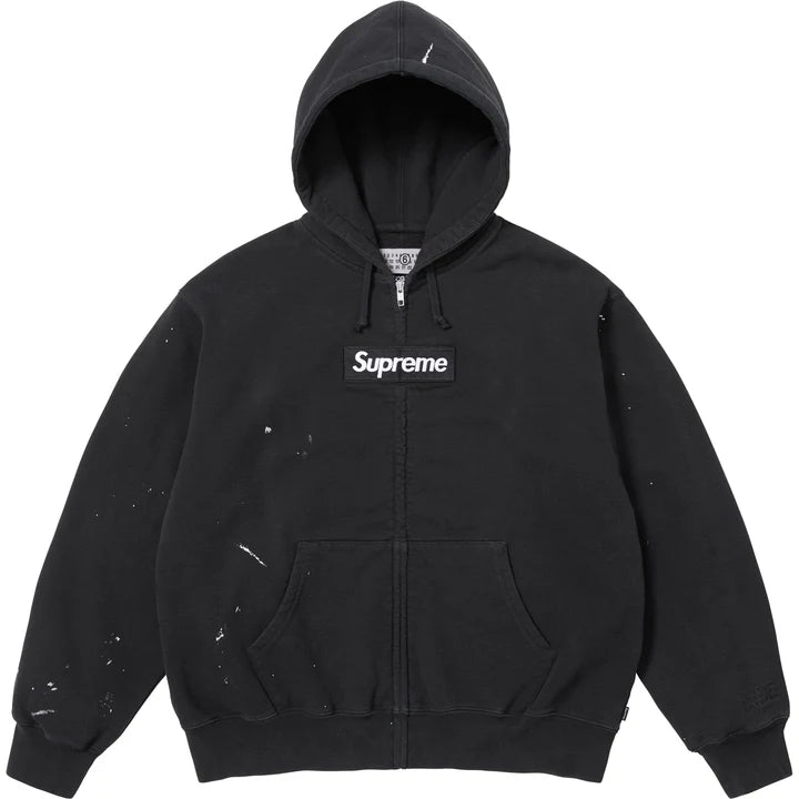 Supreme Maison Margiela Box Logo Hoodie Black