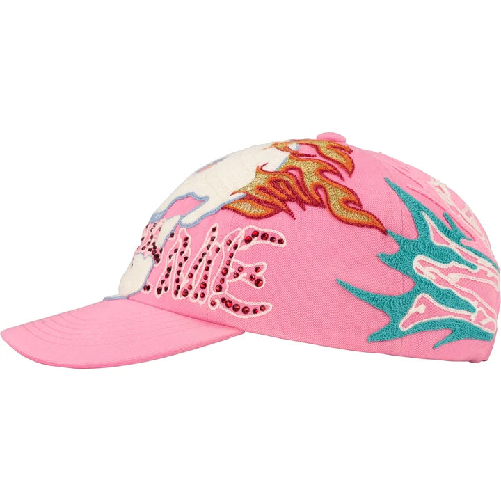 Supreme WFST 6 Panel Hat Pink