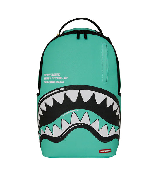Sprayground Shark Central Bubble Shark Blue Torq Backpack