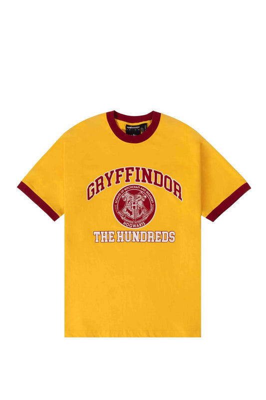 Copy of The Hundreds x Harry Potter gryffindor crest ringer tee