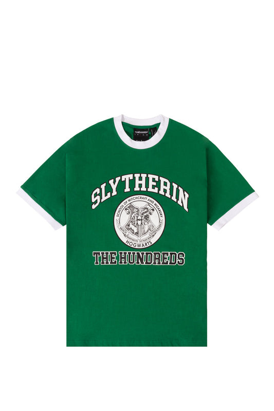 The Hundreds x Harry Potter slytherin crest ringer tee