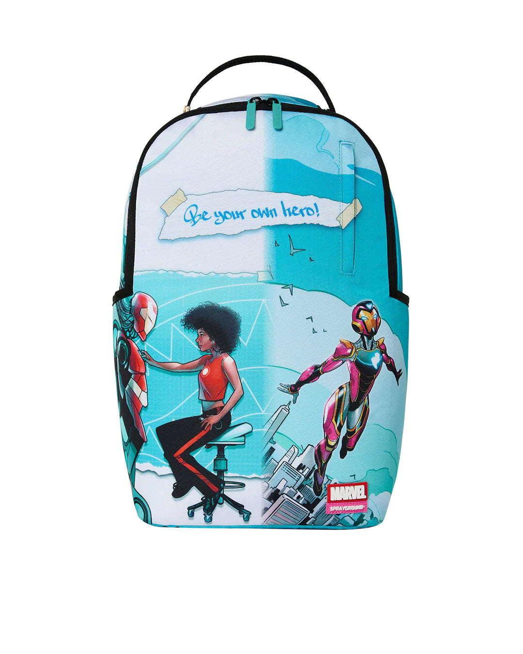 Sprayground Marvel Iron Heart Official Collab- Be Your Own Hero Backpack