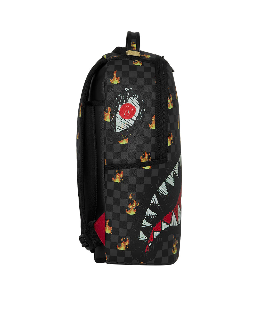 Sprayground Super Hot Fire Sharks In Paris Backpack