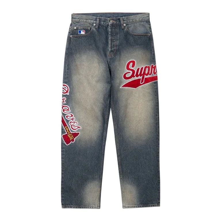 Supreme Mitchell & Ness Atlanta Braves Loose Fit Jeans