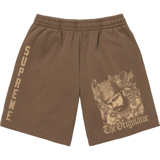 Supreme DJ Screw Sweatshorts Brown